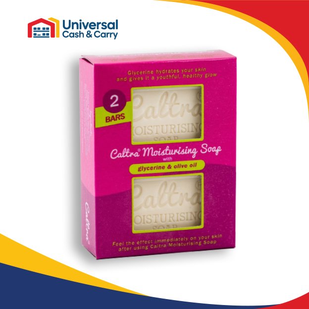 2 x 125g Caltra, Moistursing Soap Bars