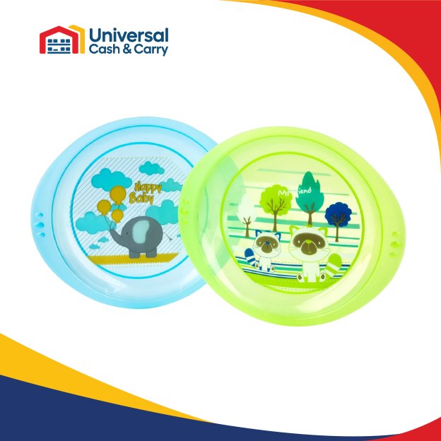 BP 2PK Baby Feeding Plates