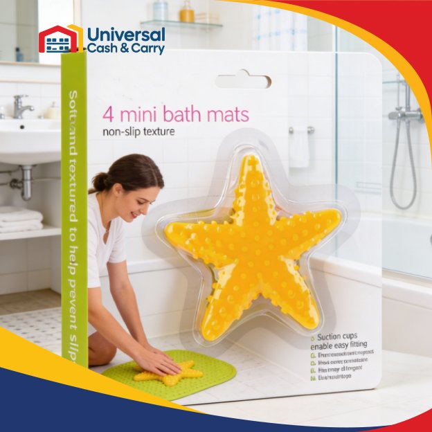 BP 4 Mini Bath Mats (Starfish) - Image 3