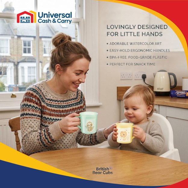 BP 2PK Baby Drinking Cups - Image 3