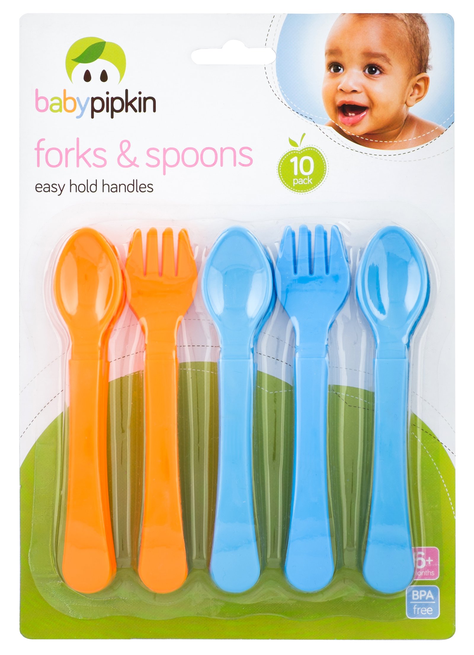 BP 10pk Easy to Hold Forks and Spoons - Image 2