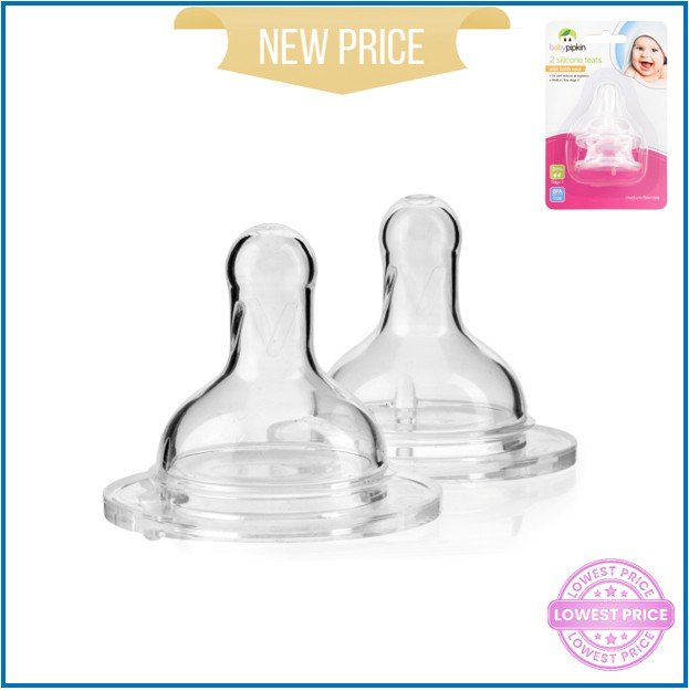 BP 2 PK Silicone Teats (Wide Bottle Neck)