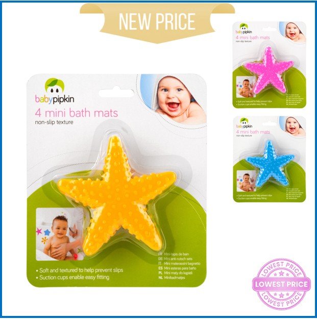 BP 4 Mini Bath Mats (Starfish)