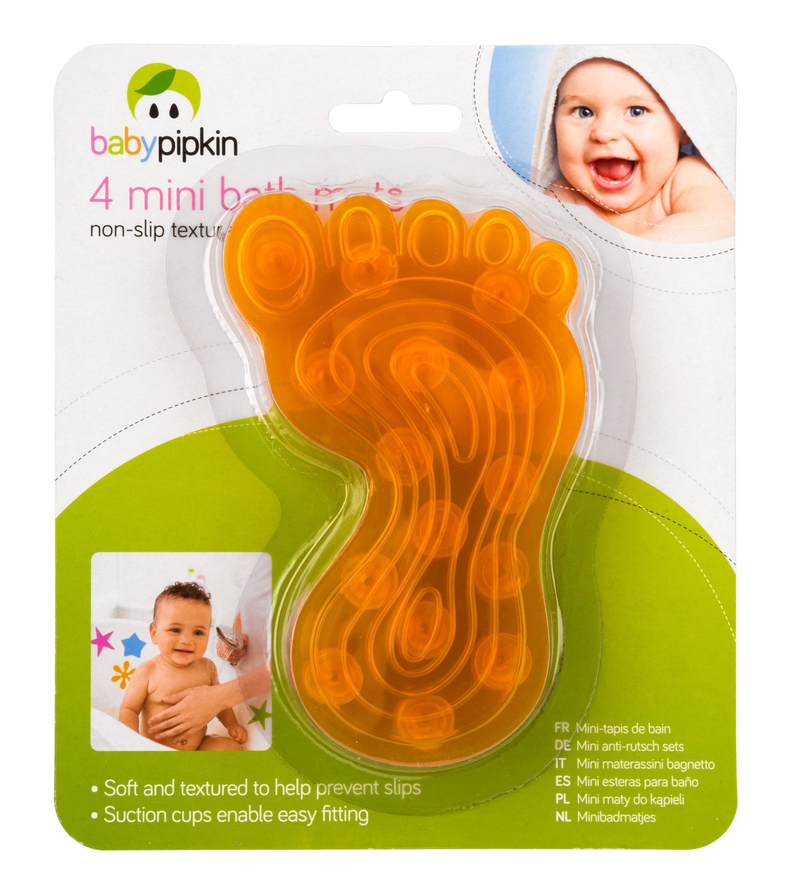 BP 4 Mini Bath Mats (Funny Foot) - Image 2