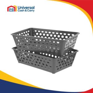 H+ Medium Rectangular Storage Baskets – 2PC