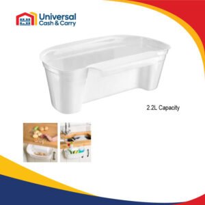 H+ Plastic White Handy Kitchen Caddy