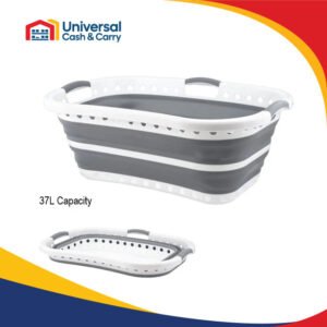H+ Collapsible Hipster Laundry Basket 37 Litre