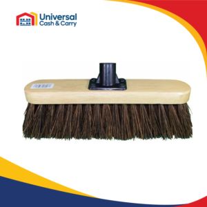 12″ Stiff Bass Varnished Broom Head 300 (P/S