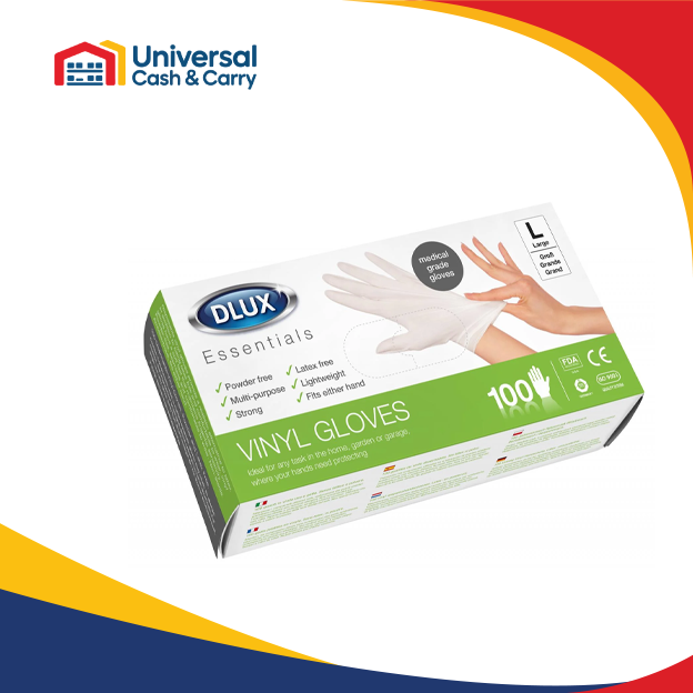 DL – 100pk Latex Gloves – Powder Free – X-Large - Image 2