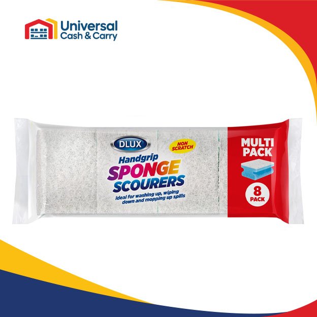 DL 8 PK Non-scratch, Handgrip Sponge Scourers