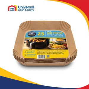 AS – 25pk Square Air Fryer Liners – 20 cm