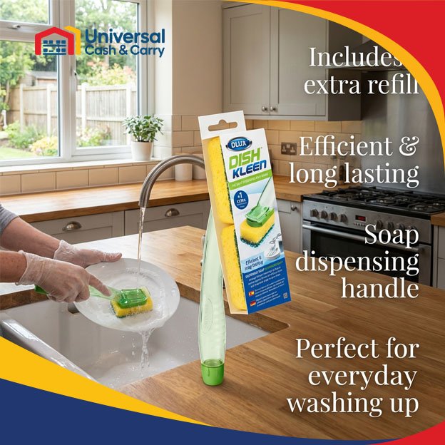 DL Soap Dispensing Scourer with 2 Refills - Image 2
