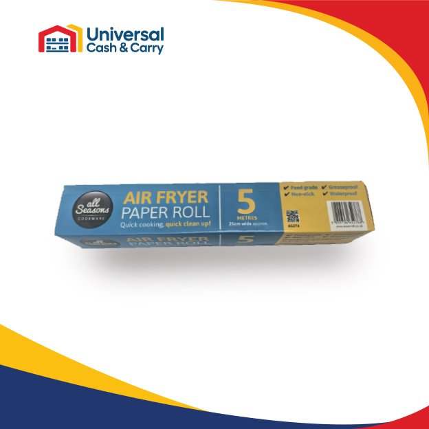 AS – Air Fryer Liners Roll – 25cm x 5m