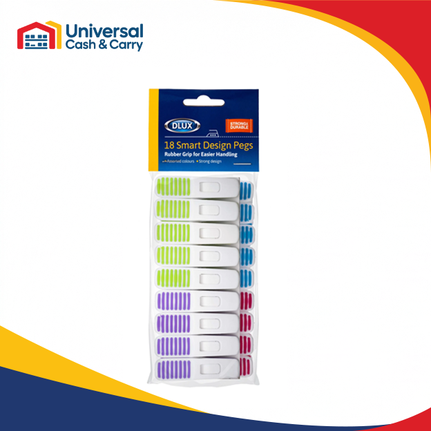 DL – 18PK Smart Design Pegs