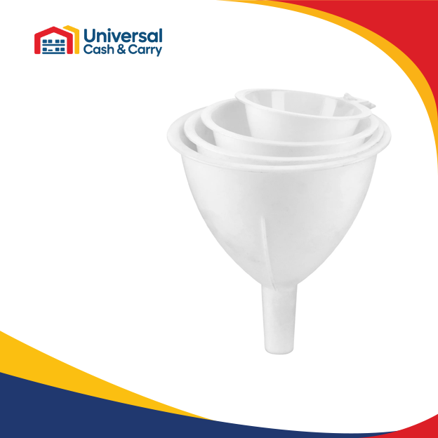 H+ 4PC Plastic Funnel Set