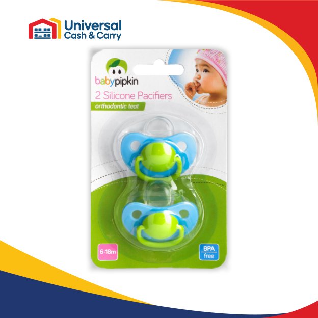 BP – 2PK Silicone Pacifiers, Orthodontic Teats