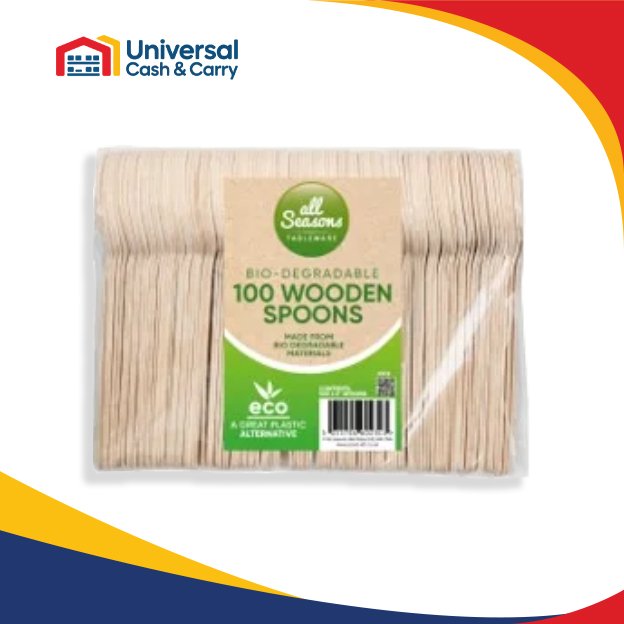 AS – 100pk Wooden Spoons