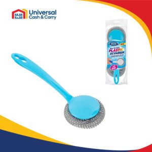 DL -Non Scratch Plastic Scourer with Handle+Refill