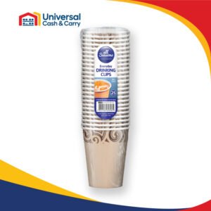 AS -25pk/8oz Single Wall Tea/Coffee Drinking Cups