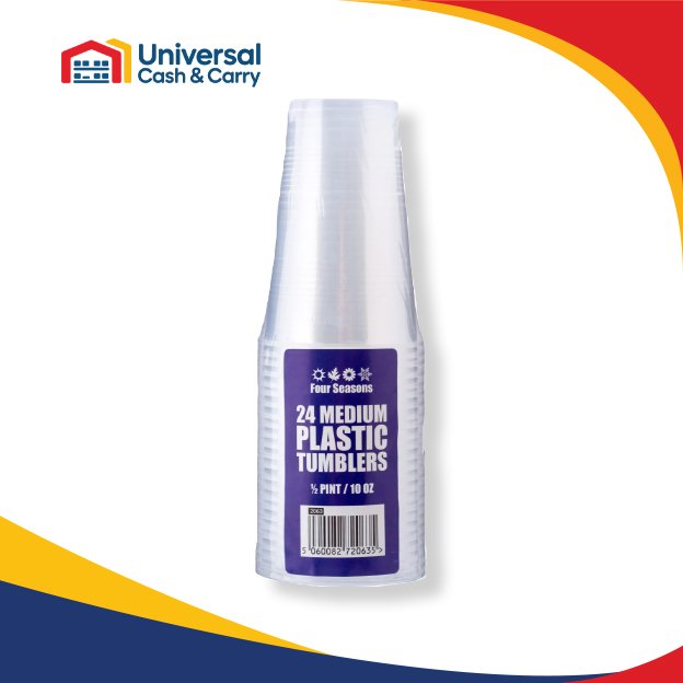 AS – 24pk Half Pint Plastic Tumblers - Image 2