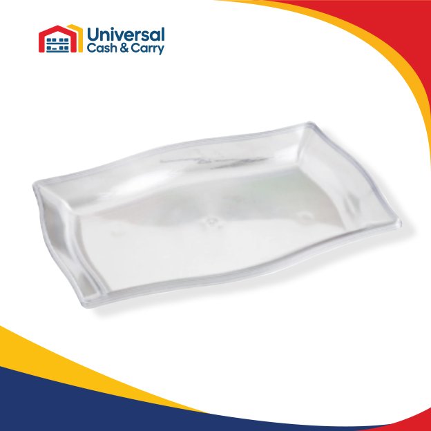 FS – 3pk Small Rectangle Plastic Plate