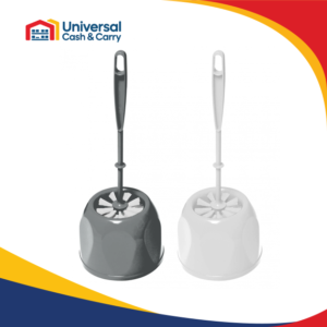 DL – Toilet Brush & Holder (White/Grey)