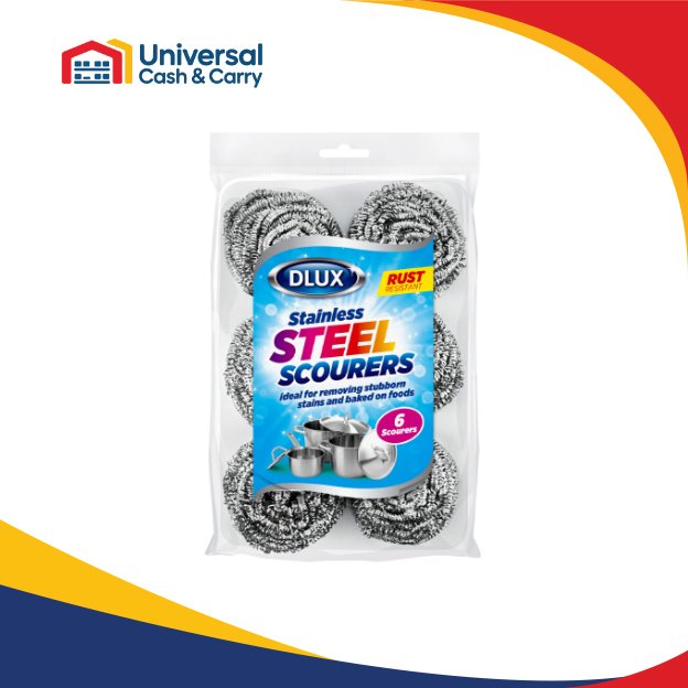 DL – 6pk Stainless-Steel Scourers 18gm