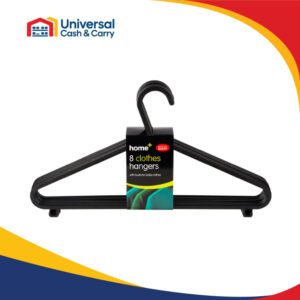 H+ 8pk Black Hangers