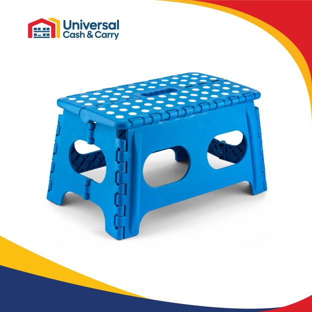OSH – Wide Small Plastic Folding Stool