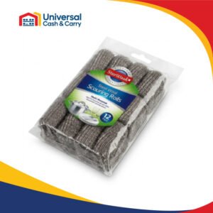 SW – 12pk Steel Wool Scouring Rolls