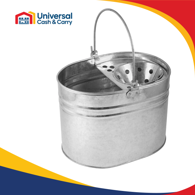 DL – 13Ltr Galvanised Metal Mop Bucket - Image 2