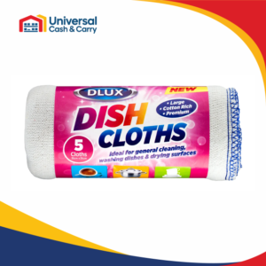 DL 5pk Large Stockinette Dishcloths