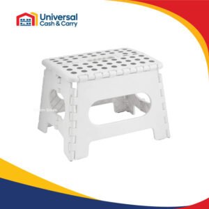 OSH – White Small Handy Plastic Folding Stools
