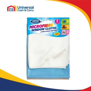 DL – 2pk Microfibre Window Cloths