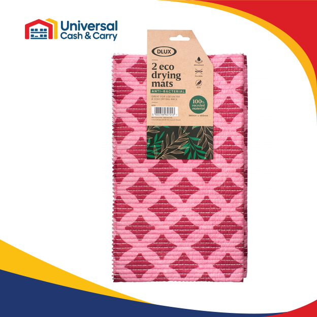 DL – 2pk Eco Drying Mats (Anti-Bacterial)