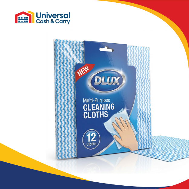 DL – 12pk Multi Purpose Cleaning Cloths 34cm x 58c - Image 2