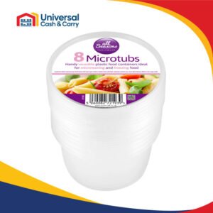 AS – 8pkx 550ml Round Containers with Lids