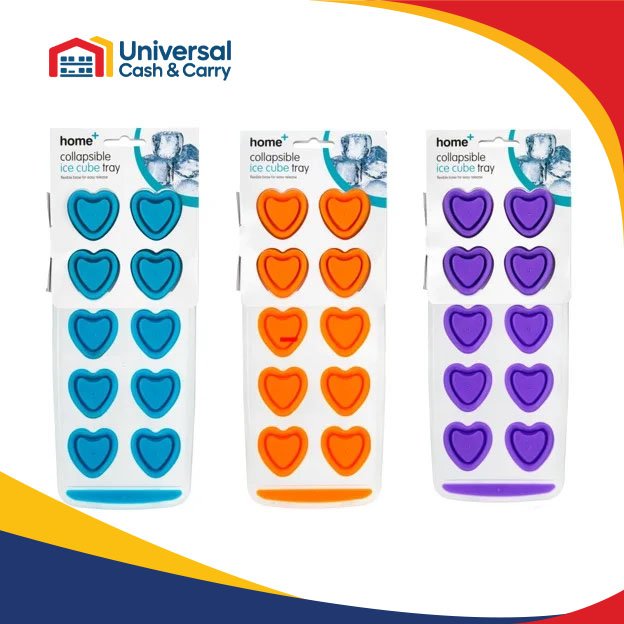 H+ Collapsible Ice Cube Tray – Hearts