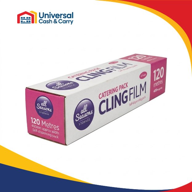 FS-Catering Cling Film in Dispensing Box 120mx30cm - Image 2