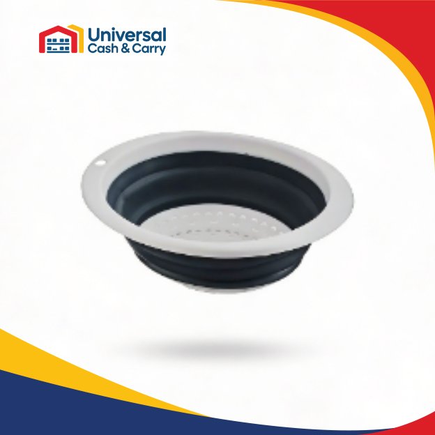 H+ Collapsible Oval Silicone Colander - Image 2