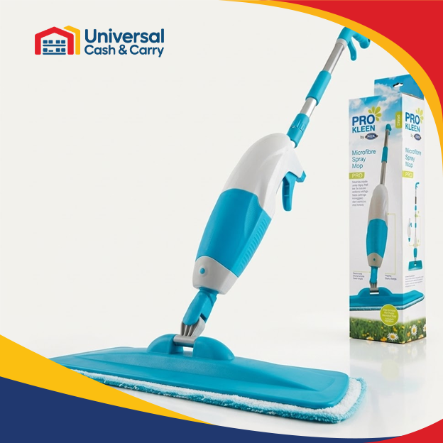Silver Soft Broom with Handle - Image 2
