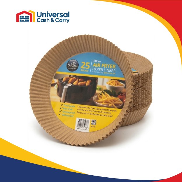 AS – 25pk Round Air Fryer Liners – 20 cm - Image 2