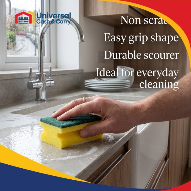 DL 8PK Handgrip Sponge Scourers - Image 3
