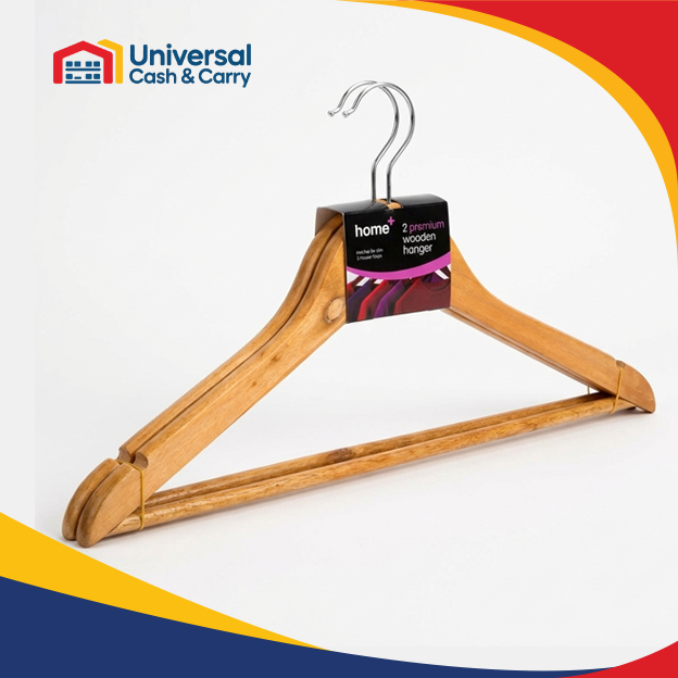 H+ 2 Premium Wooden Hangers - Image 2