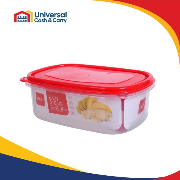 Kitch – Set of 3 EasyStore Rectangular Containers - Image 2