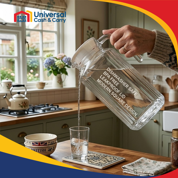 SZ 1.1L Glass Jug with Lid - Image 2