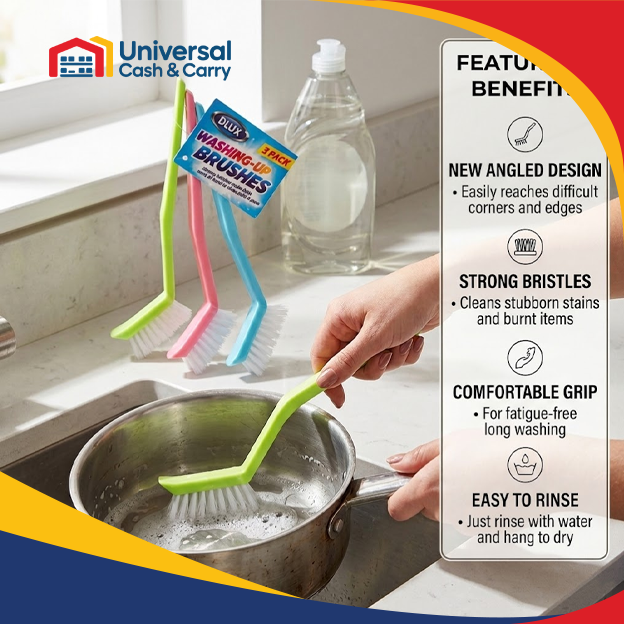 DL – 3pk Dish Washing Brushes - Image 3