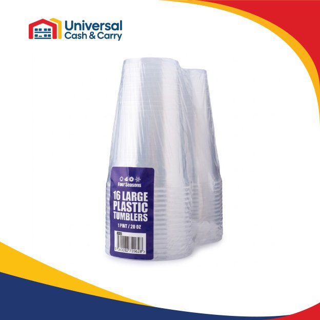 AS – 16pk One Pint Plastic Tumblers - Image 2