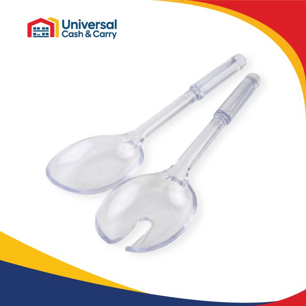 FS – 2pcs salad server set (spoon / fork) 66g/bag - Image 2