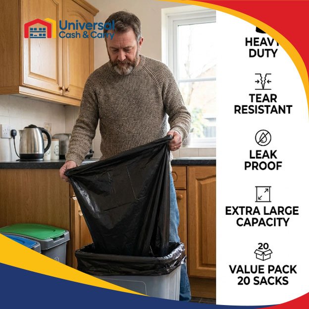 DL – 20PK Heavy Duty Refuse Sacks - Image 2